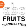 Preschool ABC Fruites letters